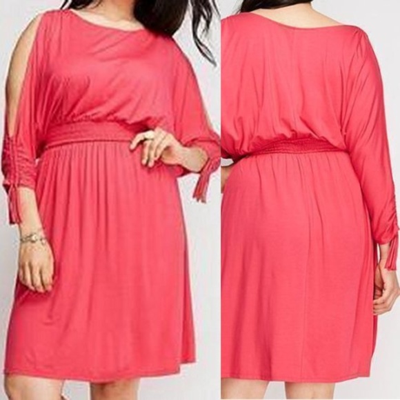 Lane Bryant Dresses & Skirts - Flash Sale Cold Shoulder Dress 14/16 &  22/24